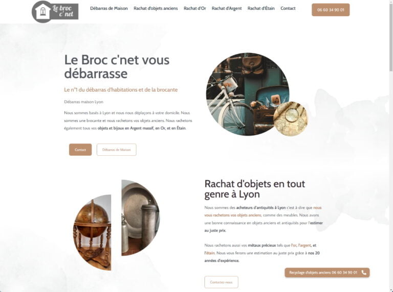 Antique Dealer Website