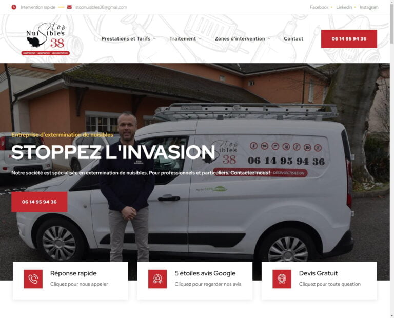 Pest Control Website